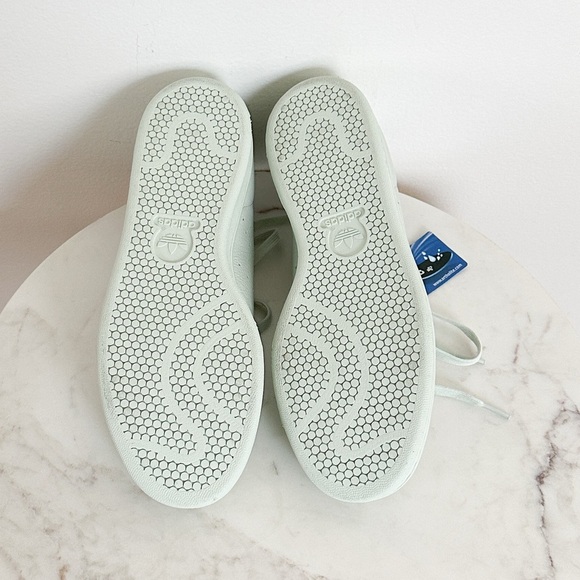 Adidas Stan Smith Pharrell Linen Pastel Green Leather 2017 Release Mens 9.5 NWT - Picture 8 of 8